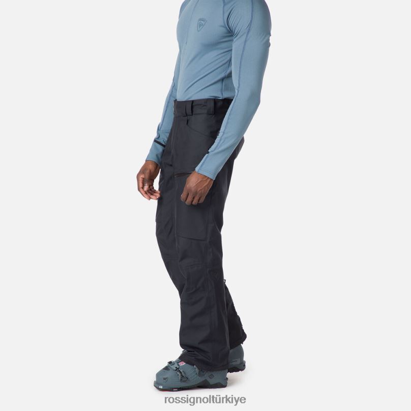 Rossignol skpr üç katmanlı pantolon siyah erkekler dipler F0TFH513
