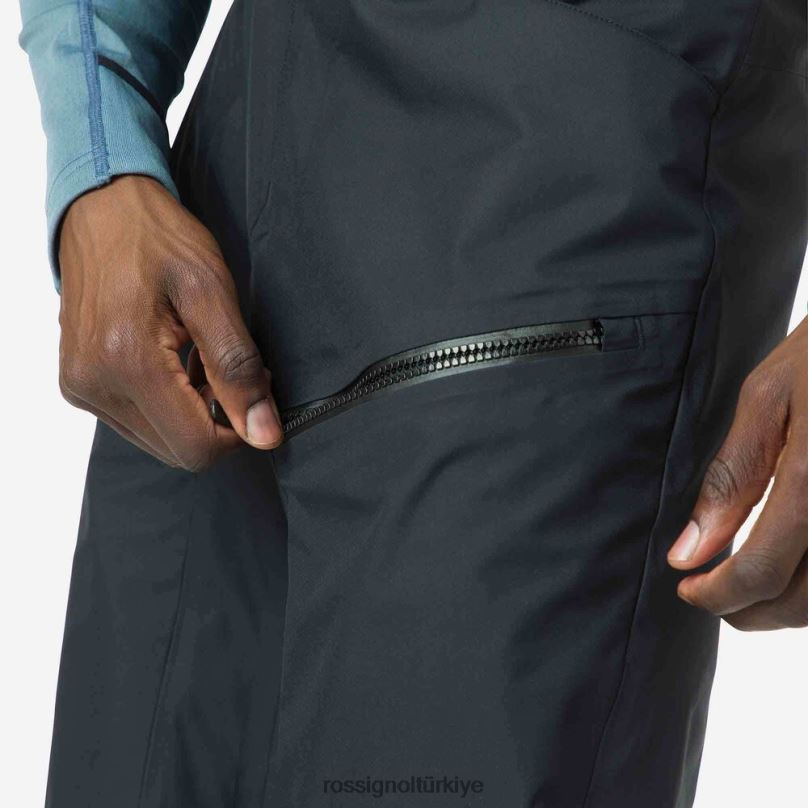 Rossignol skpr üç katmanlı pantolon siyah erkekler dipler F0TFH513