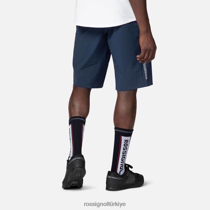 Rossignol dağ bisiklet şortları koyu lacivert erkekler dipler F0TFH357