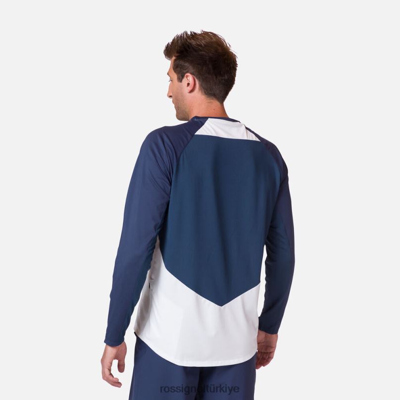 Rossignol uzun kollu jarse klasik kesim bbr erkekler üstler F0TFH95