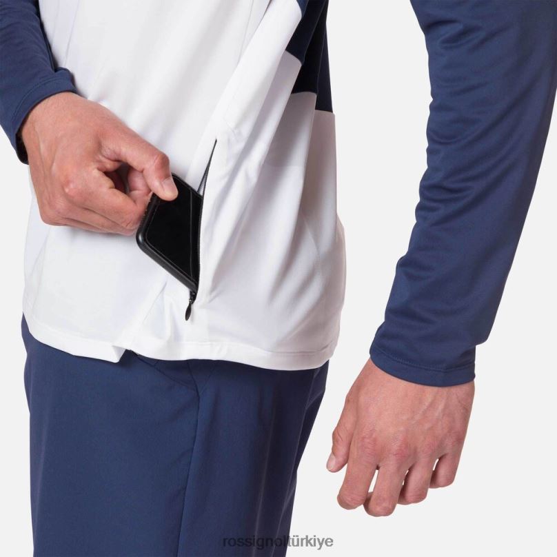 Rossignol uzun kollu jarse klasik kesim bbr erkekler üstler F0TFH95