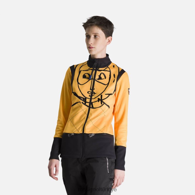 Rossignol jcc climi ceket sarı kadınlar üstler F0TFH1001