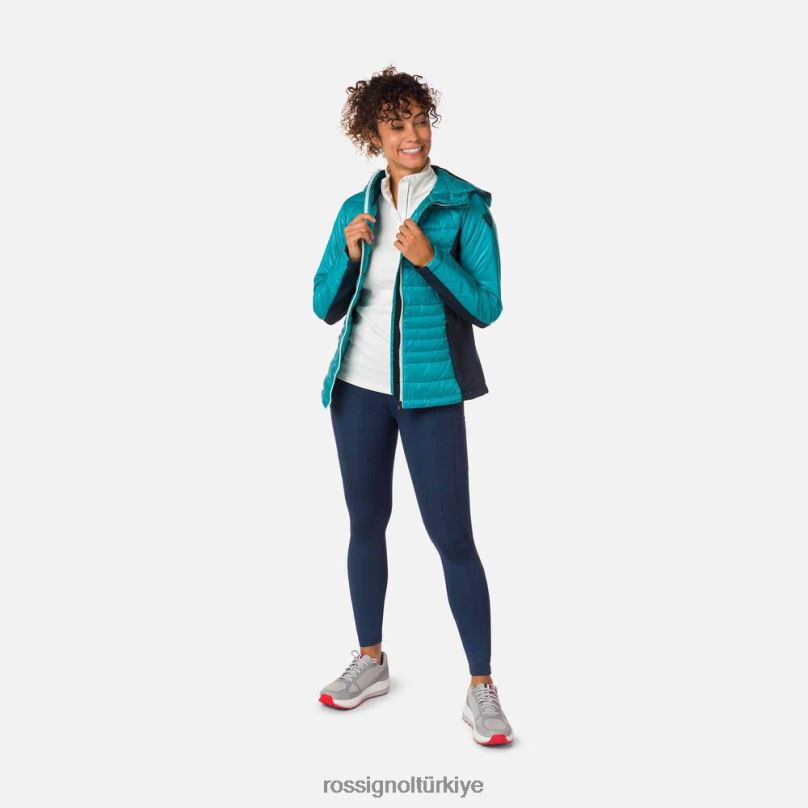 Rossignol skpr hibrit hafif ceket koyu zümrüt kadınlar üstler F0TFH1045
