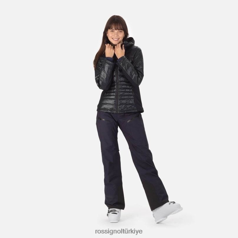 Rossignol skpr hibrit hafif ceket siyah kadınlar üstler F0TFH800