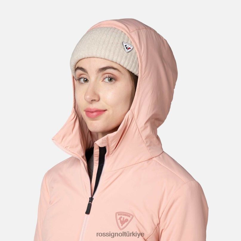 Rossignol ters kapüşonlu ceket pastel pembe kadınlar üstler F0TFH828