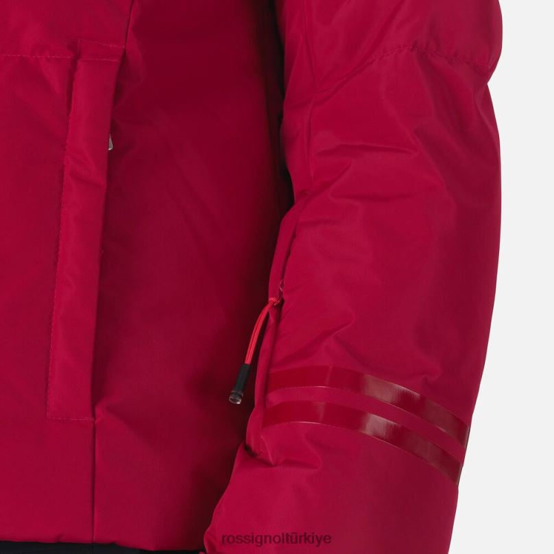 Rossignol Rapide incili kayak ceketi Kiraz kadınlar üstler F0TFH1011