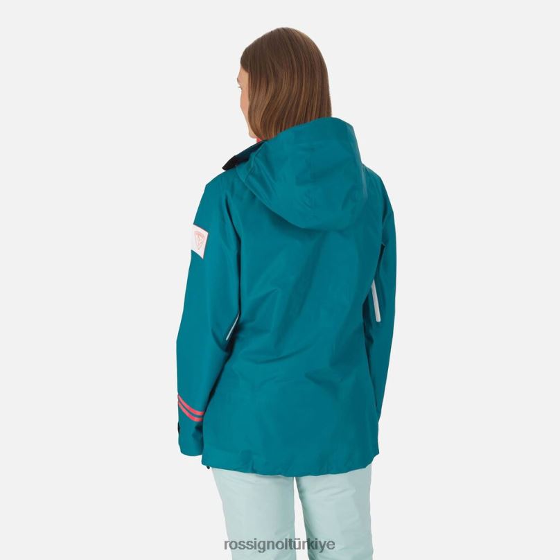 Rossignol atölyenin kayak ceketi koyu zümrüt kadınlar üstler F0TFH1117