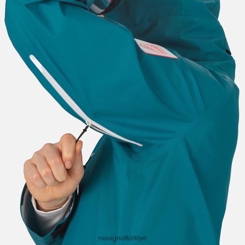 Rossignol atölyenin kayak ceketi koyu zümrüt kadınlar üstler F0TFH1117