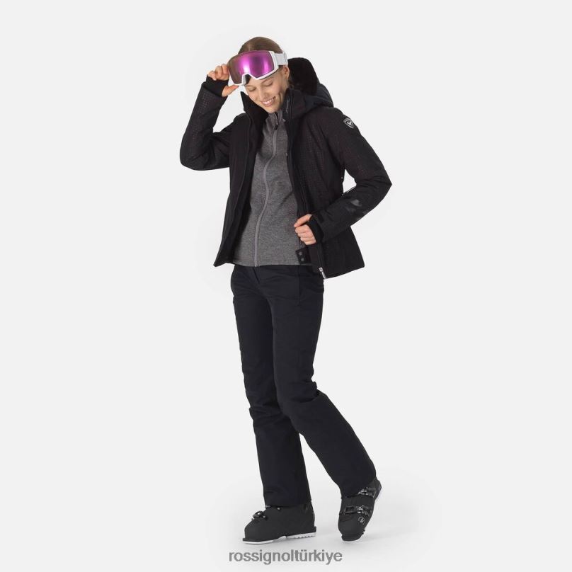 Rossignol controle kayak ceketi siyah kadınlar üstler F0TFH930