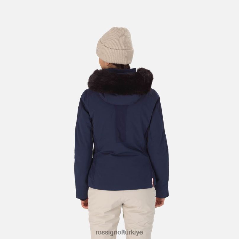 Rossignol hava kayak ceketi koyu lacivert kadınlar üstler F0TFH1067
