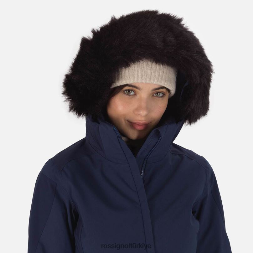 Rossignol hava kayak ceketi koyu lacivert kadınlar üstler F0TFH1067