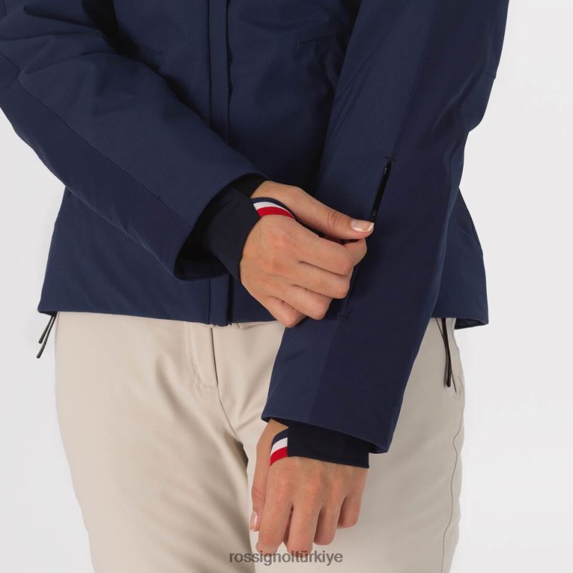 Rossignol hava kayak ceketi koyu lacivert kadınlar üstler F0TFH1067