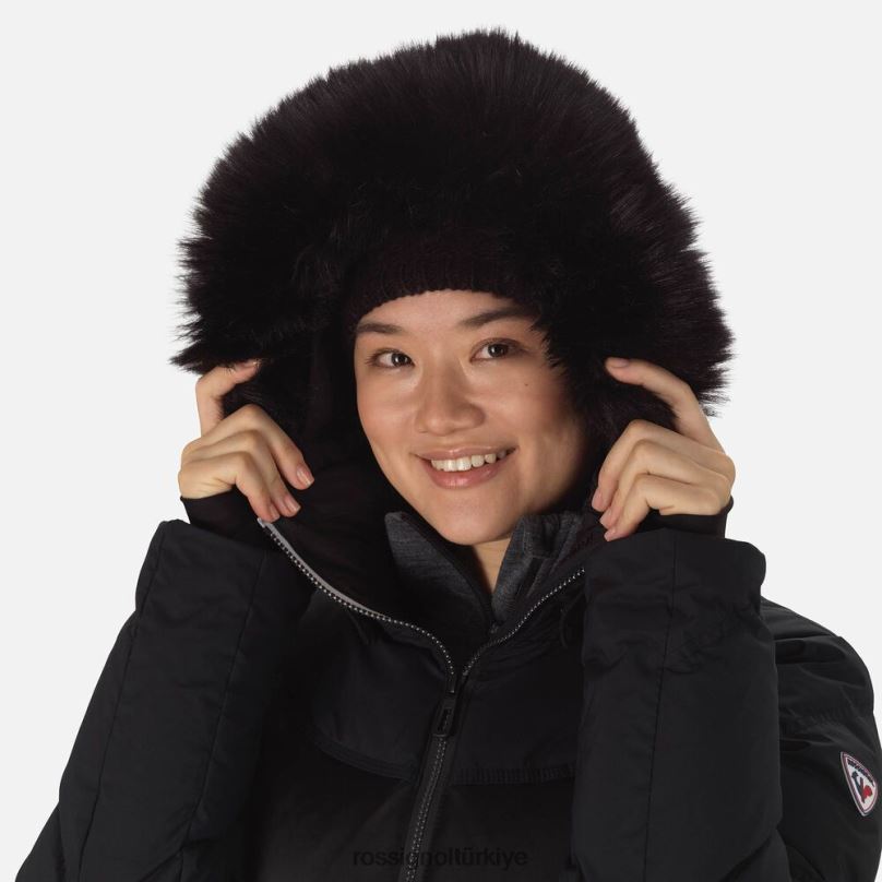 Rossignol imzalı kayak ceketi siyah kadınlar üstler F0TFH1094