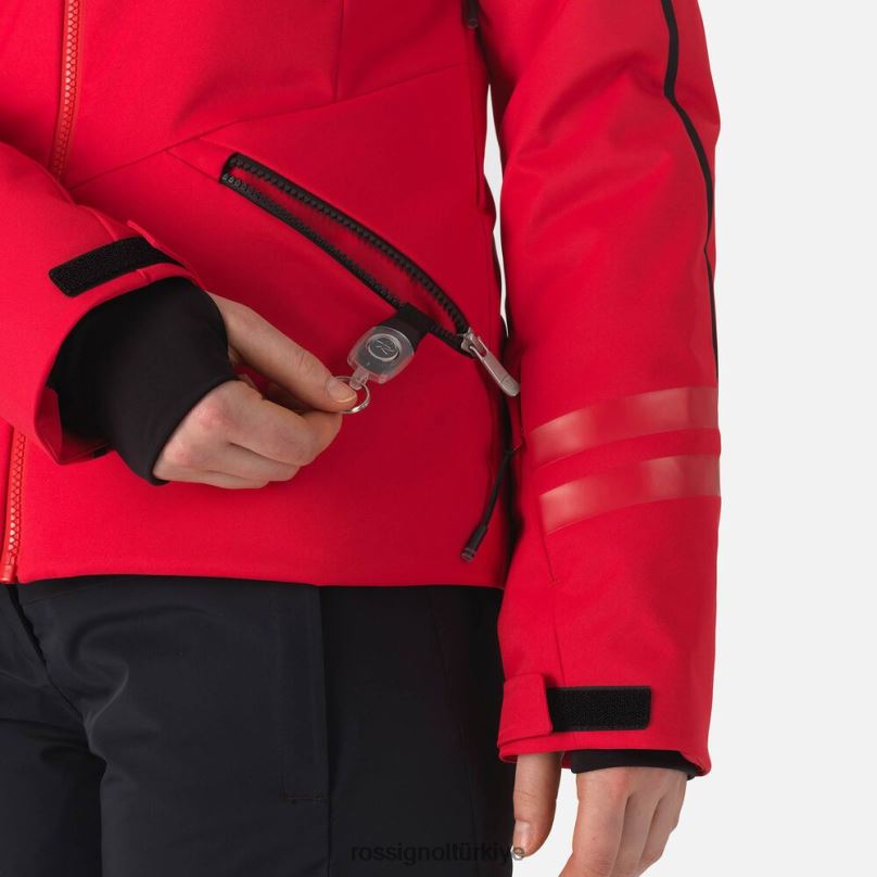 Rossignol kayak ceketi Spor kırmızısı kadınlar üstler F0TFH798
