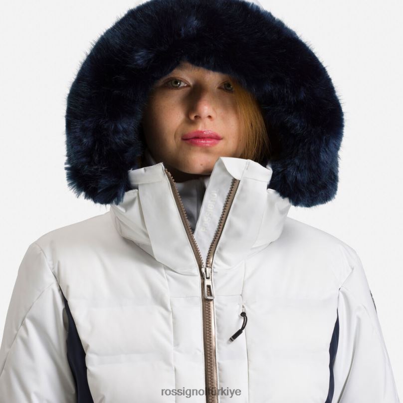 Rossignol kayak ceketi kalkış beyaz kadınlar üstler F0TFH793