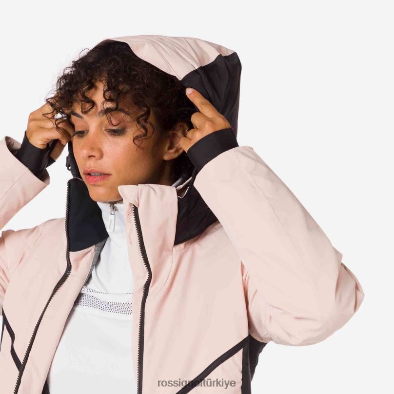 Rossignol reaksiyon merinos kayak ceketi pudra pembesi kadınlar üstler F0TFH1081