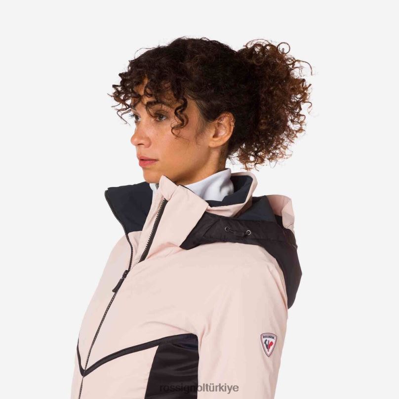 Rossignol reaksiyon merinos kayak ceketi pudra pembesi kadınlar üstler F0TFH1081