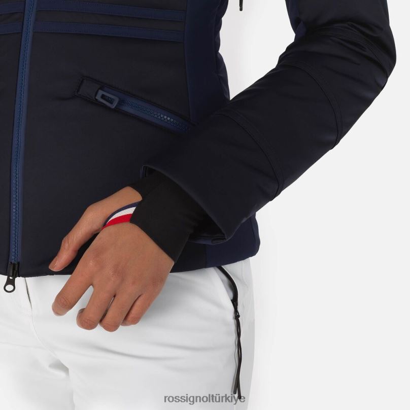 Rossignol roc kayak ceketi koyu lacivert kadınlar üstler F0TFH1059