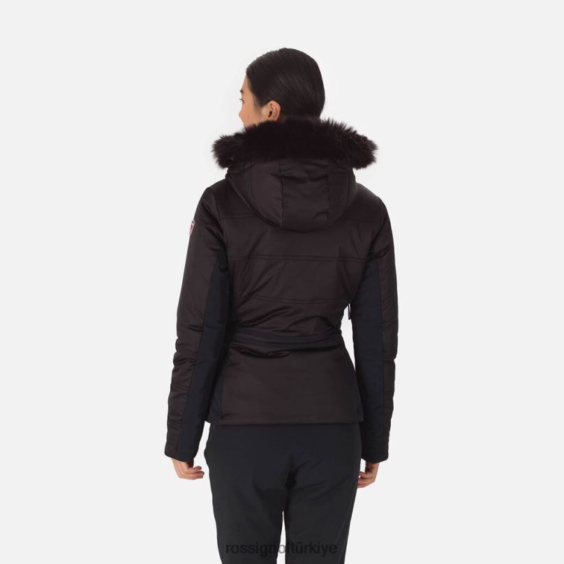 Rossignol roc kayak ceketi siyah kadınlar üstler F0TFH1033