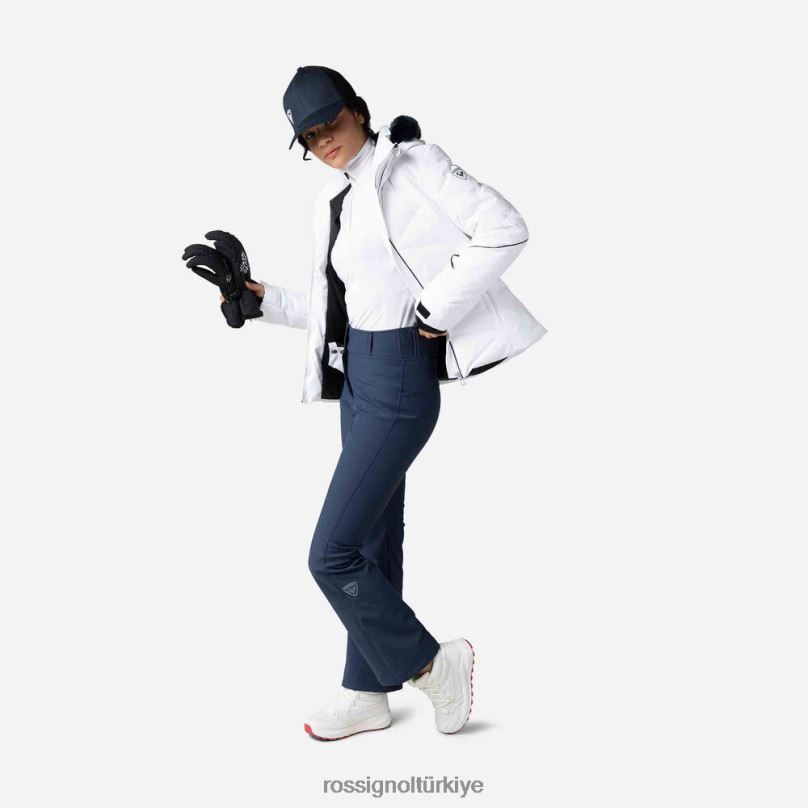 Rossignol staci kayak ceketi beyaz kadınlar üstler F0TFH1030