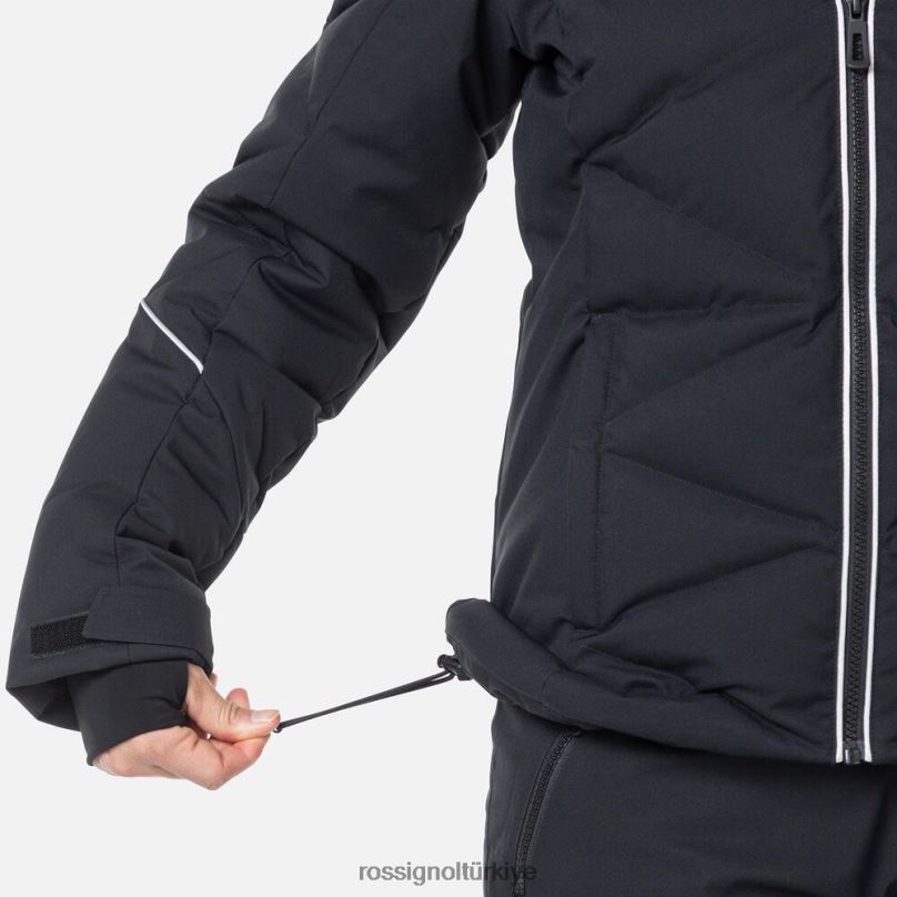 Rossignol staci kayak ceketi siyah kadınlar üstler F0TFH759