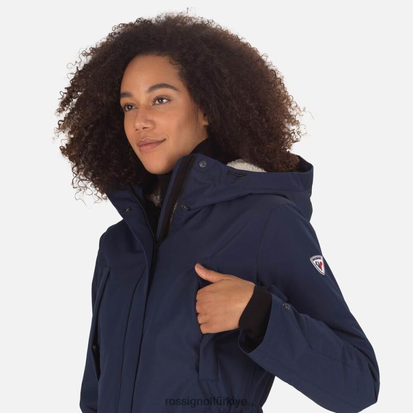 Rossignol parka koyu lacivert kadınlar üstler F0TFH854