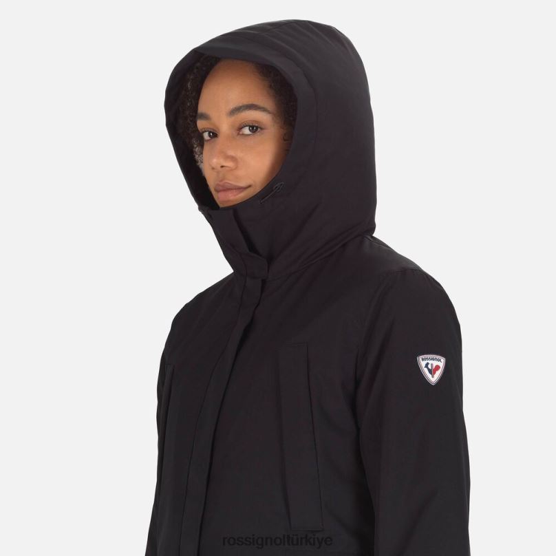 Rossignol parka siyah kadınlar üstler F0TFH855