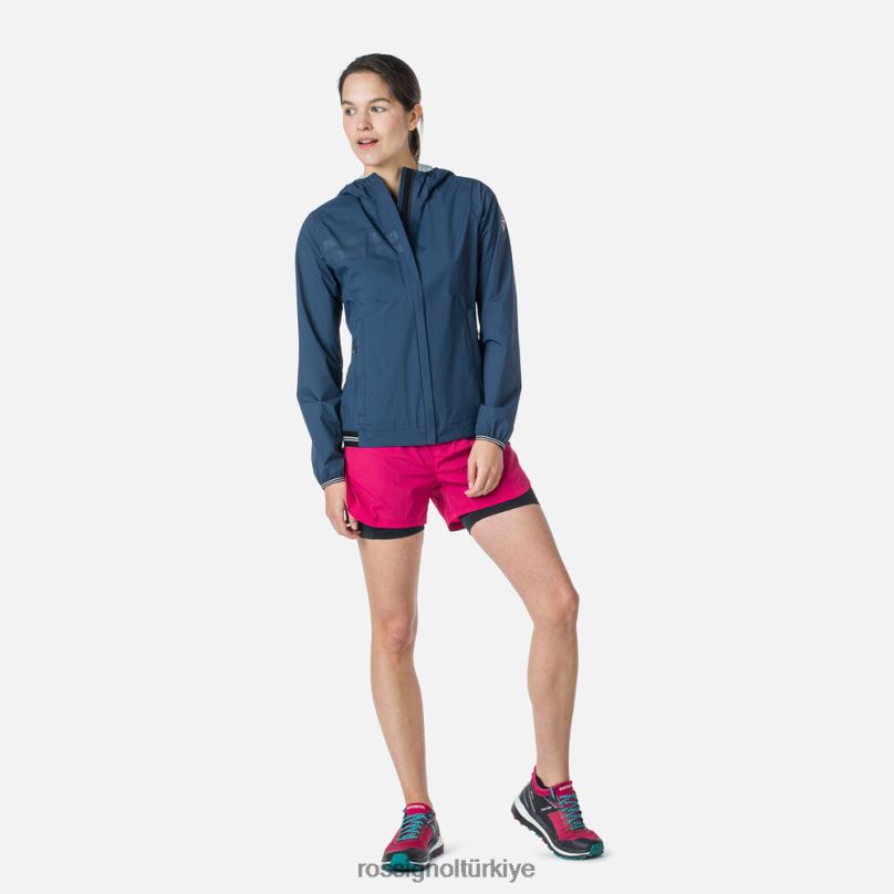 Rossignol hafif yağmurluk koyu lacivert kadınlar üstler F0TFH995