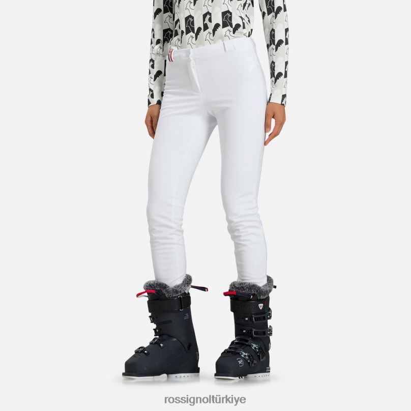 Rossignol Fuseau kayak pantolonu beyaz kadınlar dipler F0TFH763