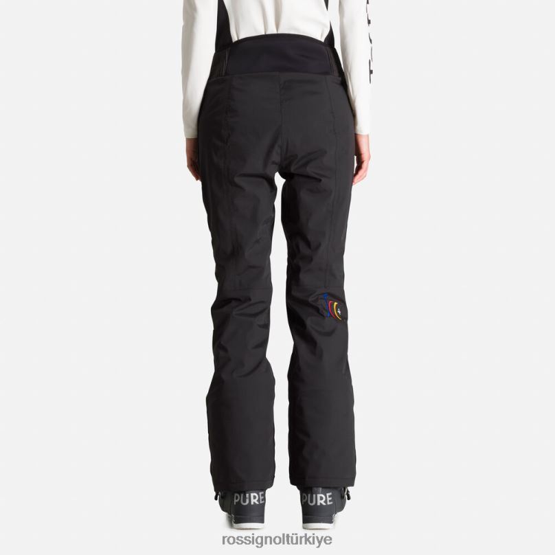 Rossignol jcc yıldız kayak pantolonu siyah kadınlar dipler F0TFH1047