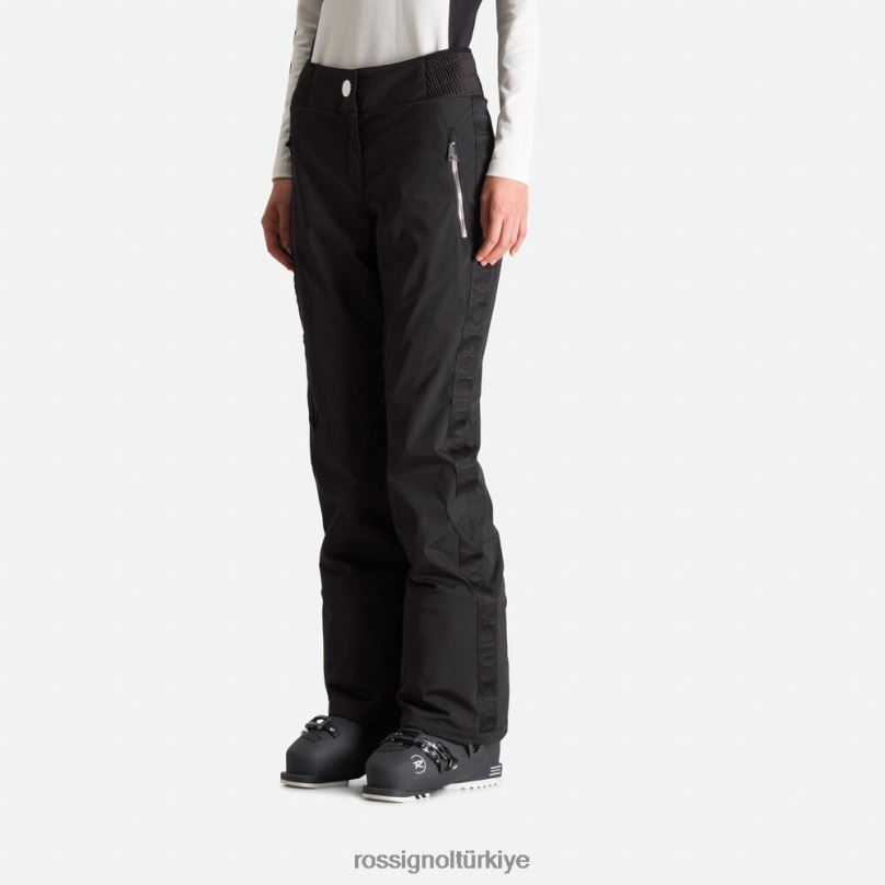 Rossignol jcc yıldız kayak pantolonu siyah kadınlar dipler F0TFH1047
