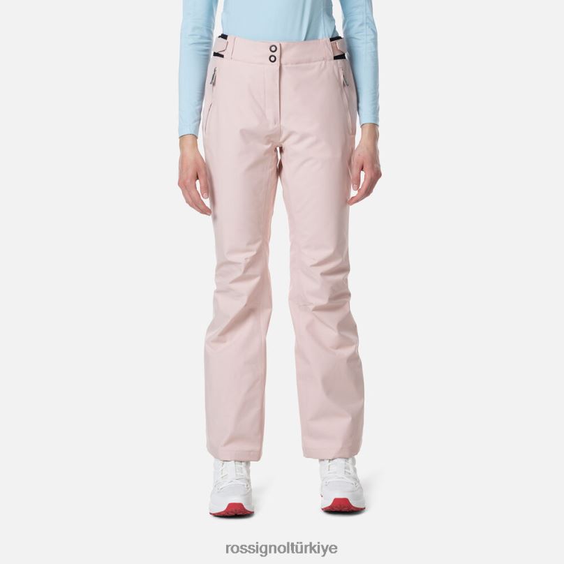 Rossignol kayak pantolonu pudra pembesi kadınlar dipler F0TFH824