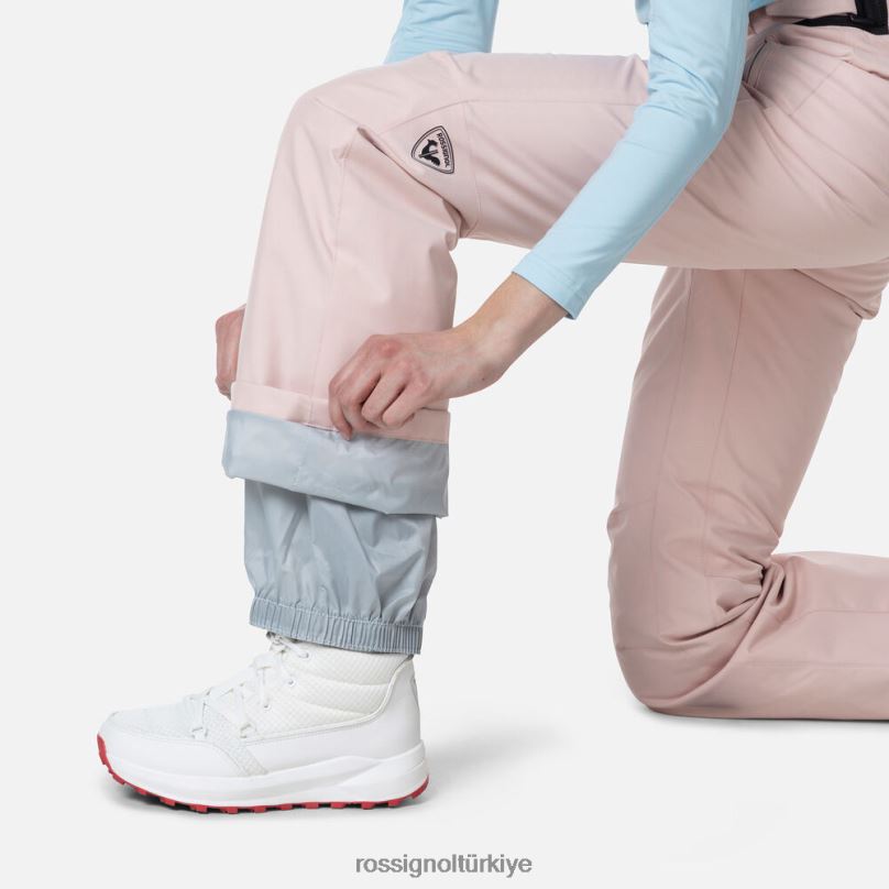 Rossignol kayak pantolonu pudra pembesi kadınlar dipler F0TFH824