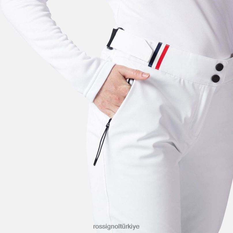 Rossignol tepki kayak pantolonu beyaz kadınlar dipler F0TFH1127