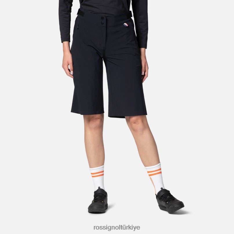 Rossignol dağ bisiklet şortları siyah kadınlar dipler F0TFH955