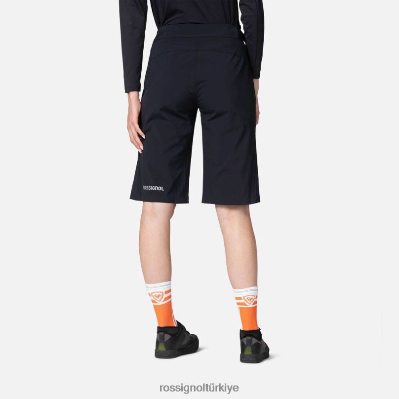 Rossignol dağ bisiklet şortları siyah kadınlar dipler F0TFH955