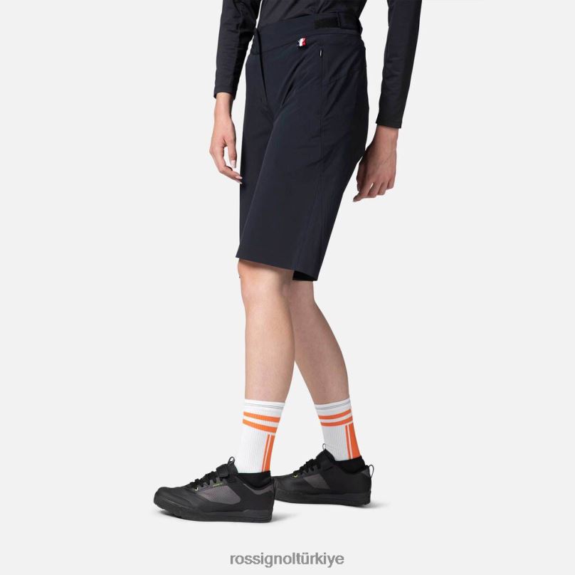 Rossignol dağ bisiklet şortları siyah kadınlar dipler F0TFH955