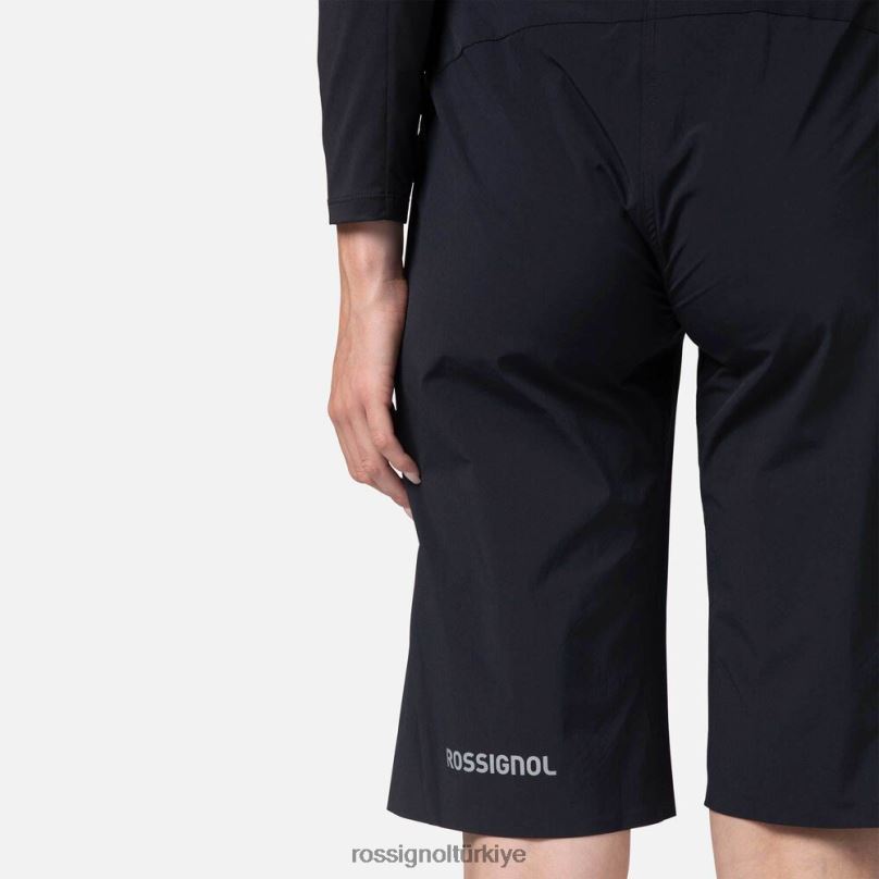 Rossignol dağ bisiklet şortları siyah kadınlar dipler F0TFH955