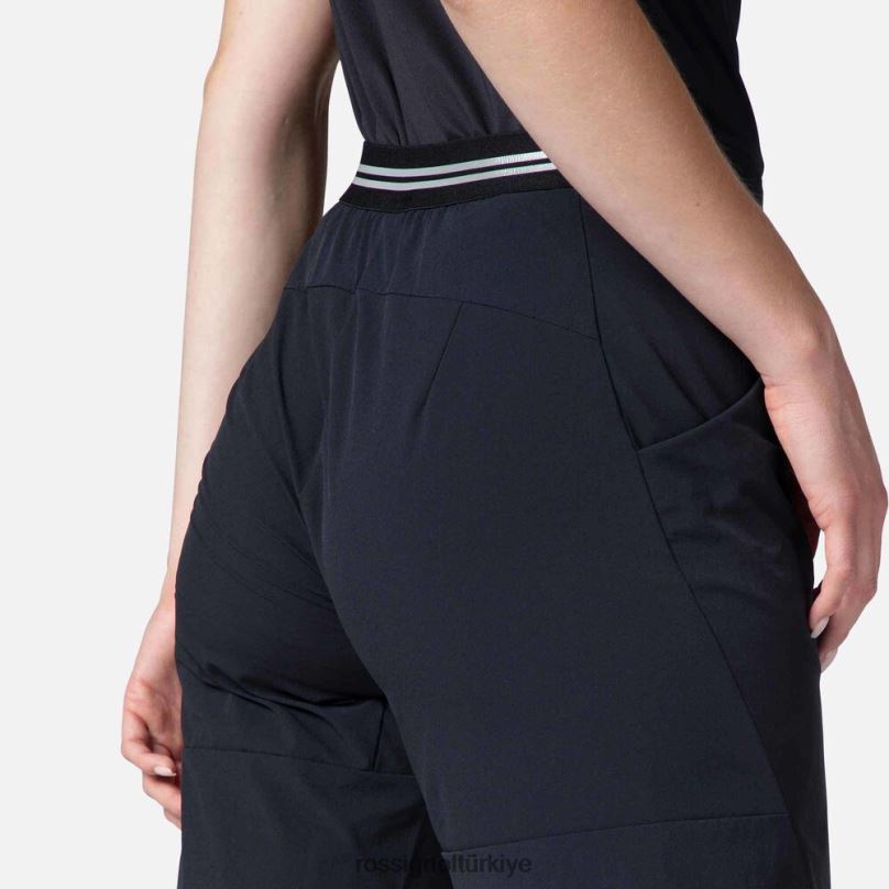 Rossignol hafif nefes alabilen şort siyah kadınlar dipler F0TFH762