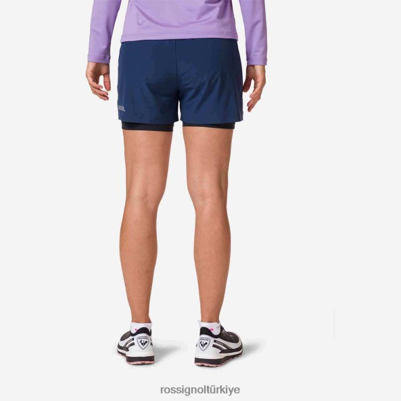Rossignol koşu şortu koyu lacivert kadınlar dipler F0TFH721