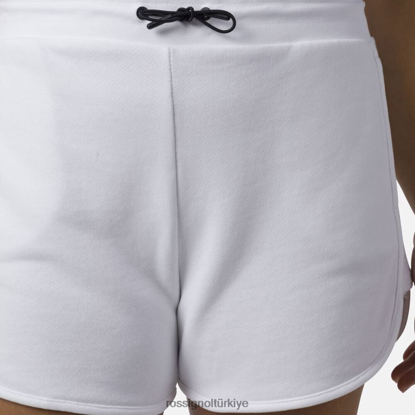 Rossignol pamuklu rahat şort beyaz kadınlar dipler F0TFH844