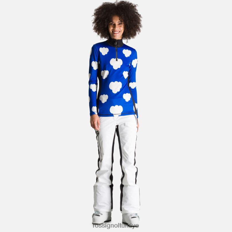 Rossignol jcc bessi yarım fermuarlı üst nüaj kadınlar üstler F0TFH756