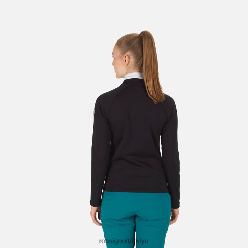 Rossignol tam fermuarlı hava polar siyah kadınlar üstler F0TFH709