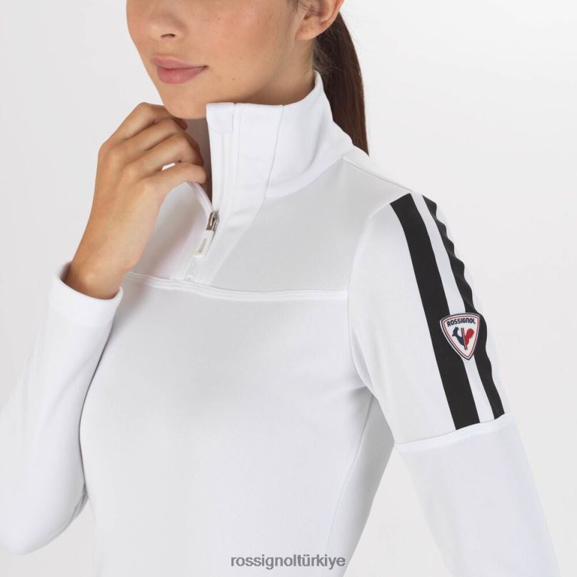Rossignol yarım fermuarlı üst deneyimi yaşayın beyaz kadınlar üstler F0TFH750