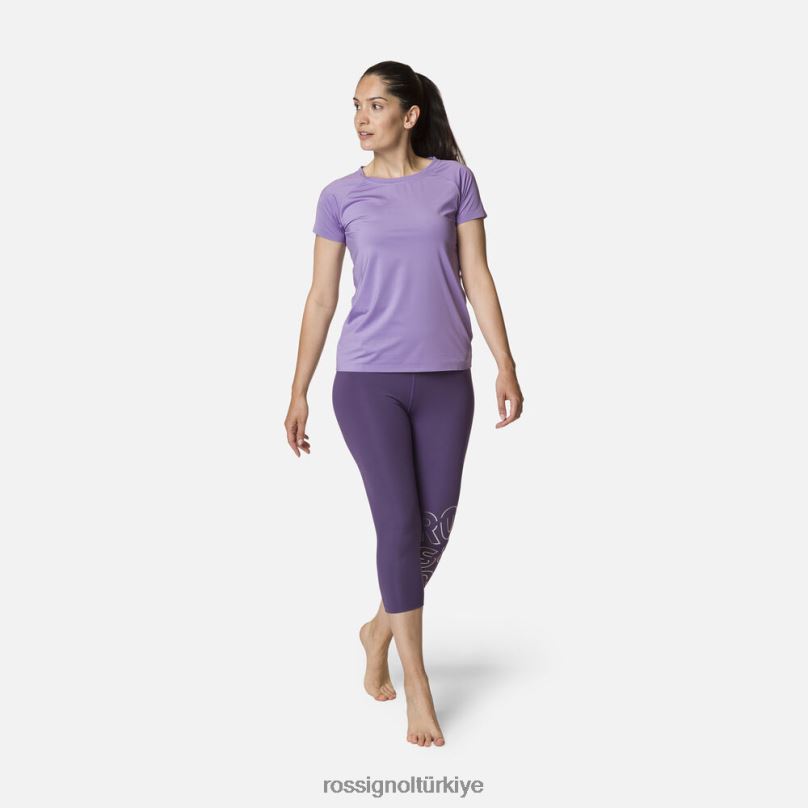 Rossignol teknik tişört Fransız leylak kadınlar üstler F0TFH847