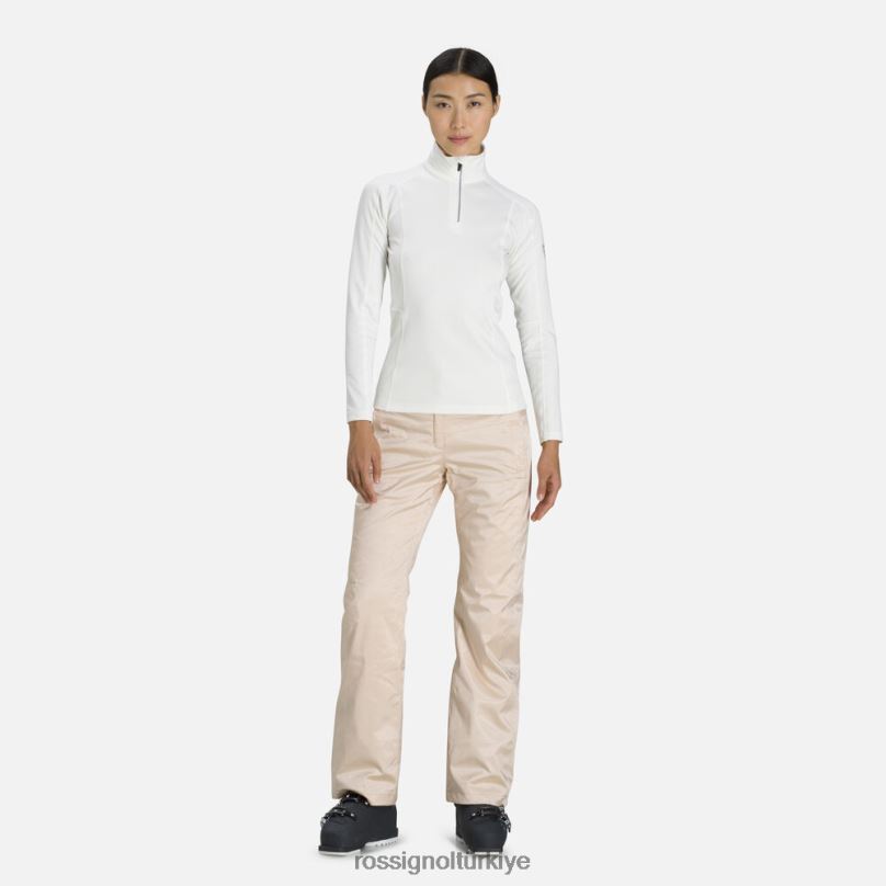 Rossignol klasik 1/2 zip katmanı beyaz kadınlar üstler F0TFH982