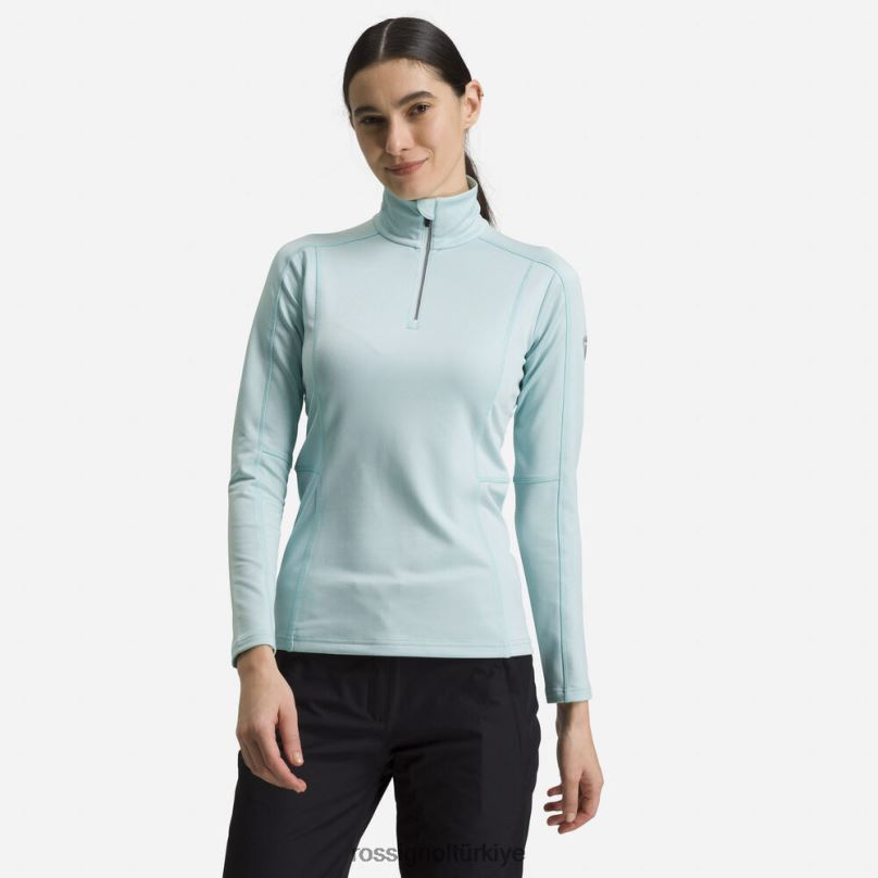 Rossignol klasik 1/2 zip katmanı su kadınlar üstler F0TFH1125