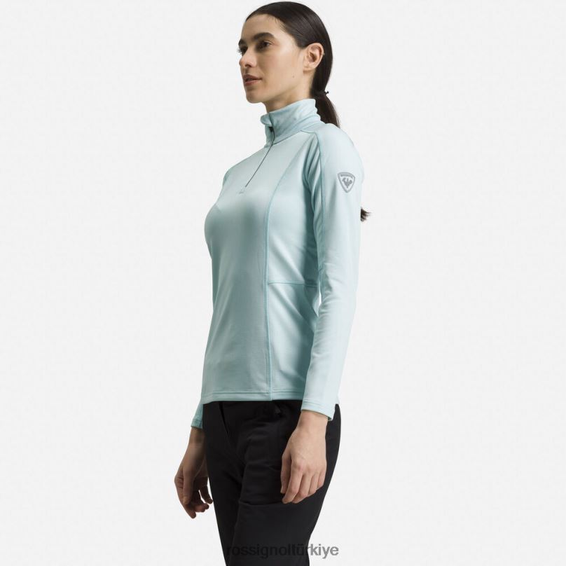 Rossignol klasik 1/2 zip katmanı su kadınlar üstler F0TFH1125