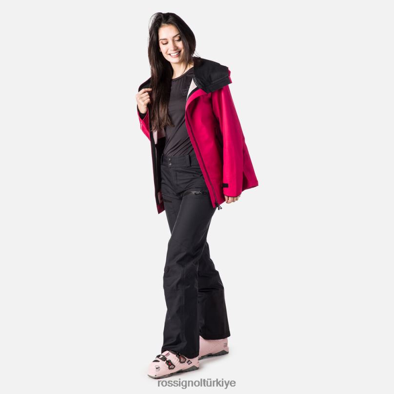 Rossignol skpr üç katmanlı pantolon siyah kadınlar üstler F0TFH887