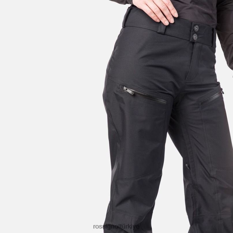 Rossignol skpr üç katmanlı pantolon siyah kadınlar üstler F0TFH887